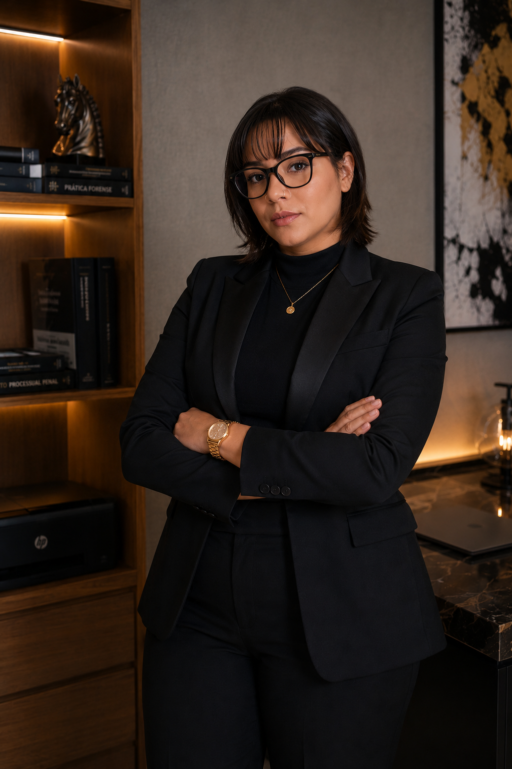 Dra. Thais de Souza Castro no escritório